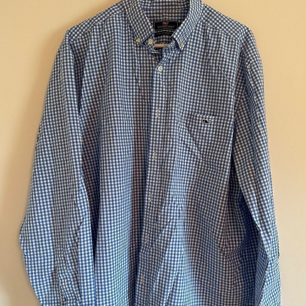 Vineyard Vines Classic Fit Tucker Shirt SIZE XL